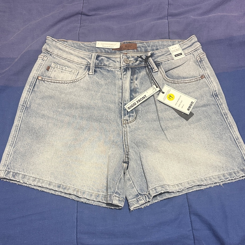 Judy Blue Light Blue Jean Shorts